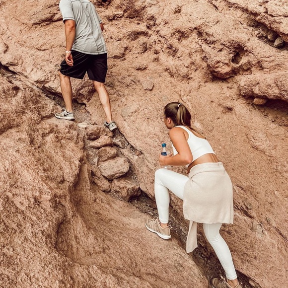 Ivory Ribbed Legging Set - Picture 3 of 10